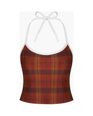 Oddli Tankini Top - Brown