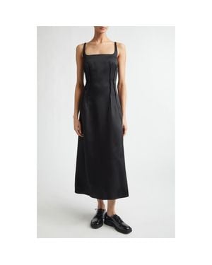 Partow Beacon Tank Dress - Black