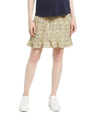 ANGEL MATERNITY Floral Maternity Skirt - Multicolor