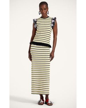 La DoubleJ Checkers Top - Metallic