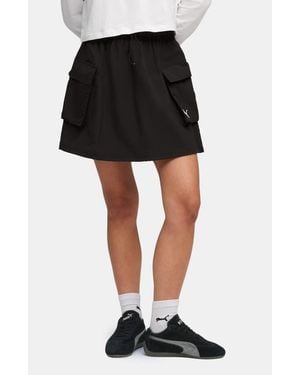 PUMA Closet Essentials Cargo Miniskirt - Black