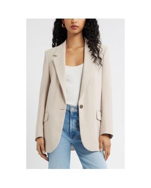 Open Edit The Curator Relaxed Blazer - Natural