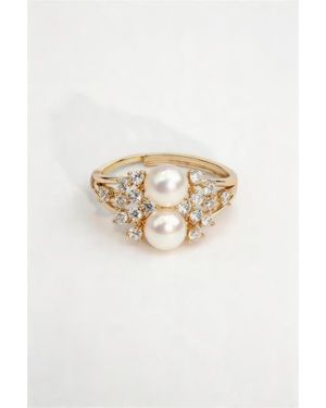 Classicharms Celeste Pearl Halo Ring - White