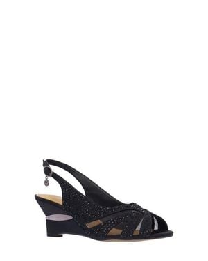 J. Reneé Lovela Slingback Wedge Sandal - Blue