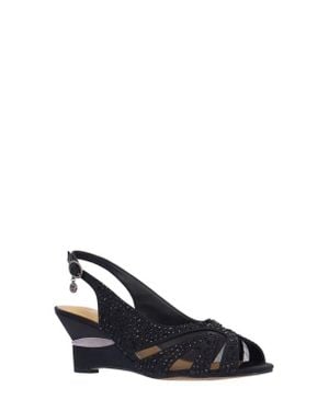 J. Reneé Lovela Slingback Wedge Sandal - Blue