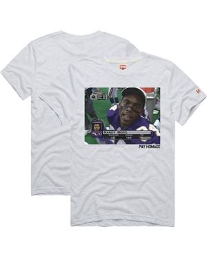 Homage Randy Moss Minnesota Vikings Pay Tri-Blend T-Shirt - White