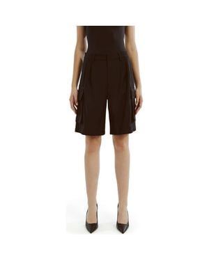 Bardot Blair Tailored Shorts - Brown