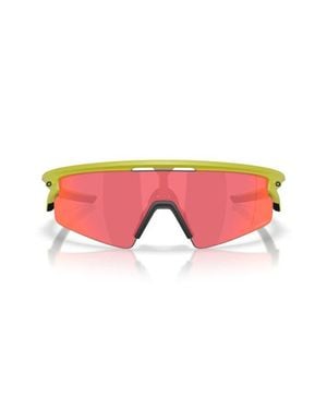 Oakley Gender Inclusive Sphaera Strike 37Mm Shield Sunglasses - Pink