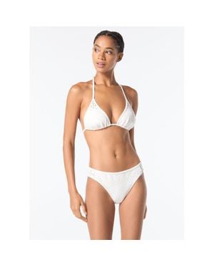 MICHAEL Michael Kors String Bikini Top - White