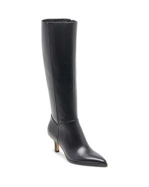 Dolce Vita Aldy Pointed Toe Knee High Boot - Black