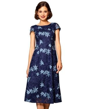 Alie Street London Charlotte Lace Dress - Blue