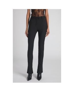 McQueen Wool Stretch Gabardine Skinny Pants - Black
