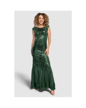 Baltic Born Alessia Sequin Gown - Green
