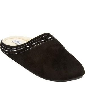 Comfortview The Stitch Clog Slipper - Black