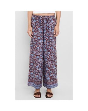 Michael Stars Elara Drawstring Waist Pants - Blue