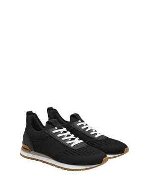 VIVAIA Mix-Texture Slip-On Sneakers - Black