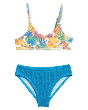 Miken Swim Kids' Wrapped Two-Piece Swimsuit - Blue