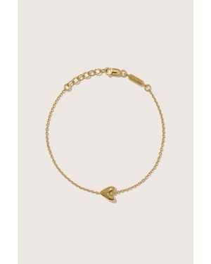 Otiumberg 14Kt Vermeil Roscida Heart Bracelet - Natural