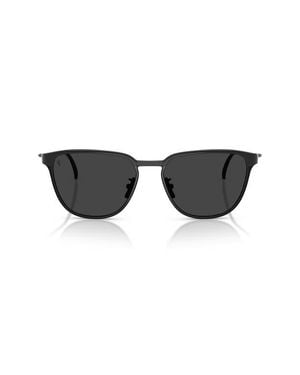 Ferrari Fh1032D 56Mm Polarized Square Sunglasses - Black