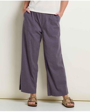 Toad & Co. Taj Hemp Wide Leg Pant - Purple