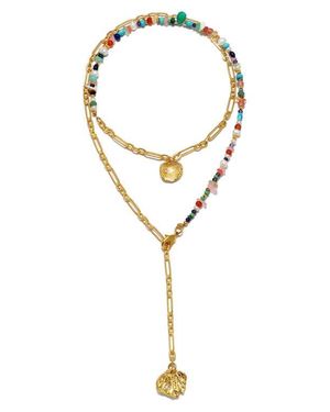 Sequin Rickie Layered Convertible Necklace - Multicolor