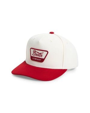 Brixton Linwood Snapback Baseball Cap - Red