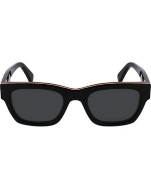 Paul Smith Loxham 52Mm Modified Rectangular Sunglasses - Black