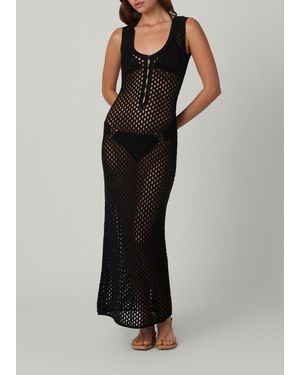 Shoshanna Plage Mesh Cover Up - Blue
