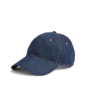 Rag & Bone Harlow Twill Baseball Cap - Blue