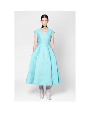 ROKSANDA Fit And Flare Kova Dress - Blue