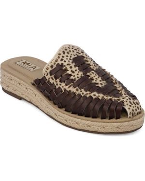 MIA Erin Espadrille Mule - Brown