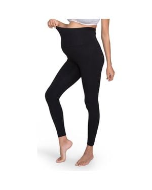 HATCH The Ultrasoft Over The Bump Maternity Leggings - Blue