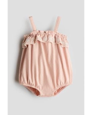H&M Cotton Romper Suit - Pink