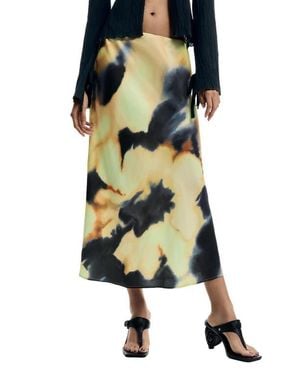 Desigual A-Line Midi Skirt - Black