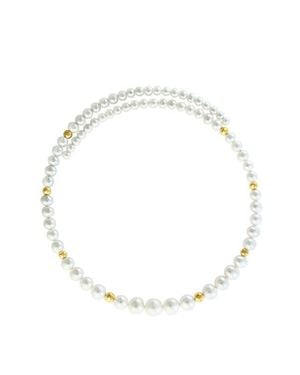 Effy 14K Freshwater Pearl & Bead Strand Necklace - White