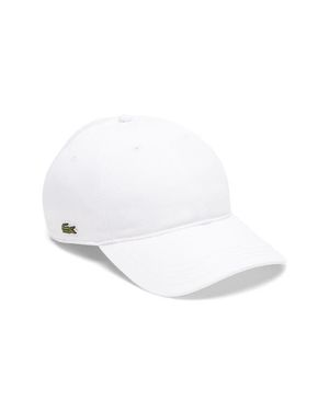 Lacoste Essential Cotton Twill Baseball Cap - White