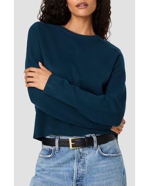 French Connection Babysoft Oversize Crewneck Sweater - Blue
