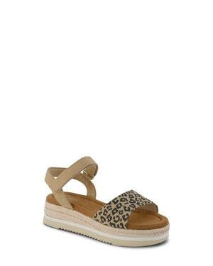 TOMS Diana Platform Wedge Sandal - Natural