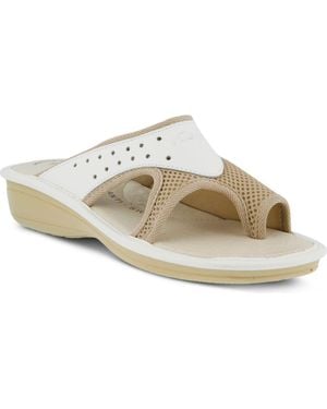 Flexus by Spring Step Pascalle Slide Sandal - Metallic