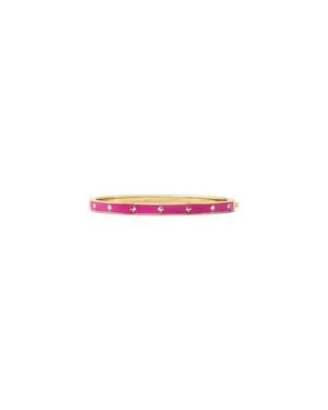 Kate Spade Spot The Spade Enamel Bangle Bracelet - Multicolor