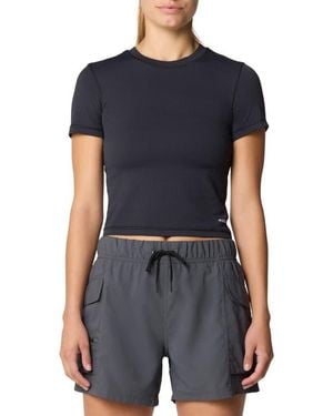 Mountain Hardwear Peak Knit Short Sleeve Tee - Black