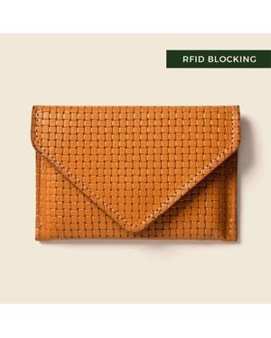 Casupo Mini Envelope Wallet With Rfid Protection - Orange