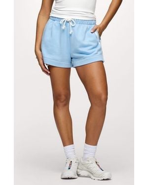 nuuds French Terry Track Shorts - Blue