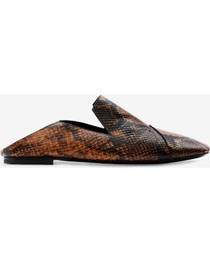 IRO Phyton Tuxedo Flat - Brown
