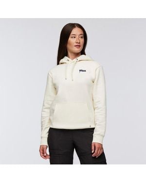COTOPAXI Flag Pullover Hoodie - White