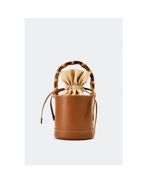 Simon Miller Tiki Leather Mini Bag - Brown