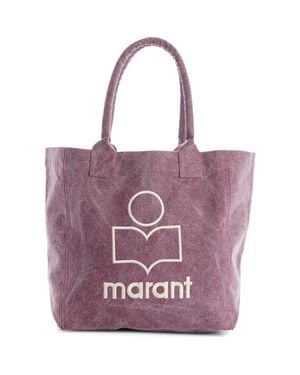 Isabel Marant Small Yenky Canvas Tote - Purple