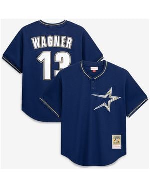 Mitchell & Ness Billy Wagner Houston Astros Authentic Batting Practice Jersey - Blue