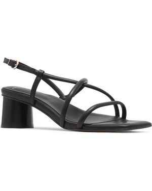 Frankie Lottie Block Heel Sandal - Metallic