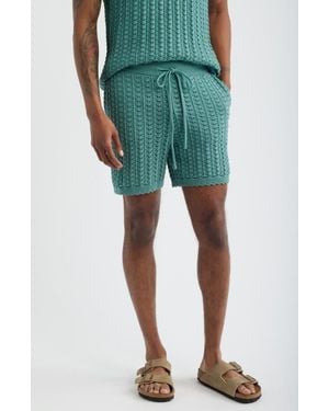 MAVRANS Salt Water Knit Shorts - Green